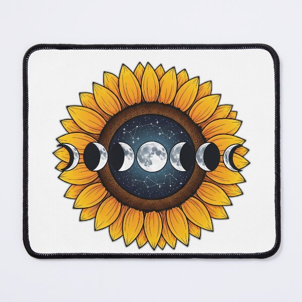 Item preview, Sunflower Moon Phase Medallion designed and sold by pumsquare.