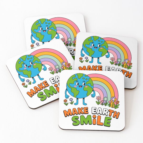 Item preview, Make Earth Smile Environment Planet Protection Earth Day Activist designed and sold by artcultreone.