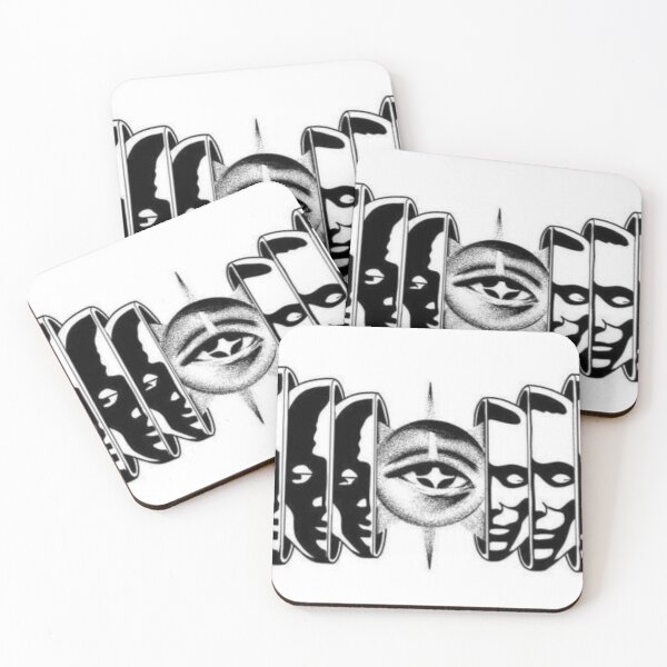 Item preview, Multiple Faces and Eye – Surrealist Black and White Design designed and sold by Tcasarotto.
