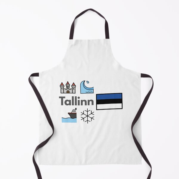 Item preview, Minimalist Tallinn City Icons - Estonia Travel Souvenir Design designed and sold by iccdesignsshop.