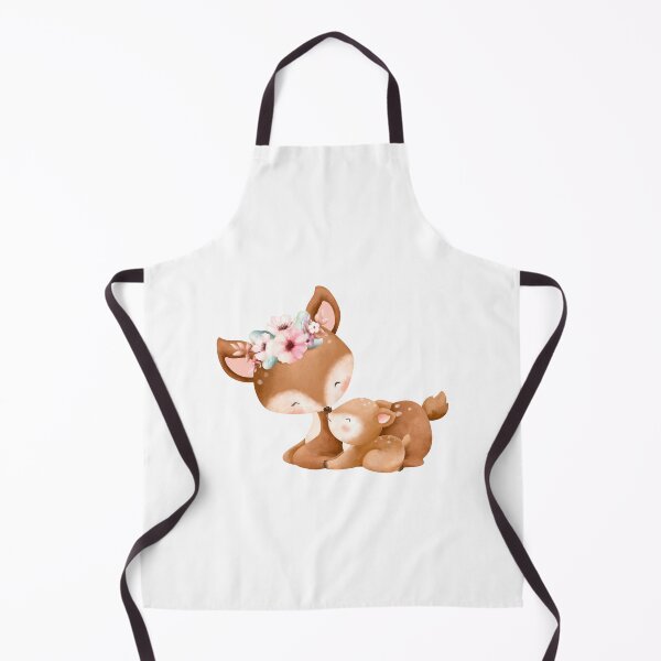 Item preview, Easter Mom and Baby Deer - Adorable Spring Fawn Animal Nature Gift designed and sold by FuzionRaptor.
