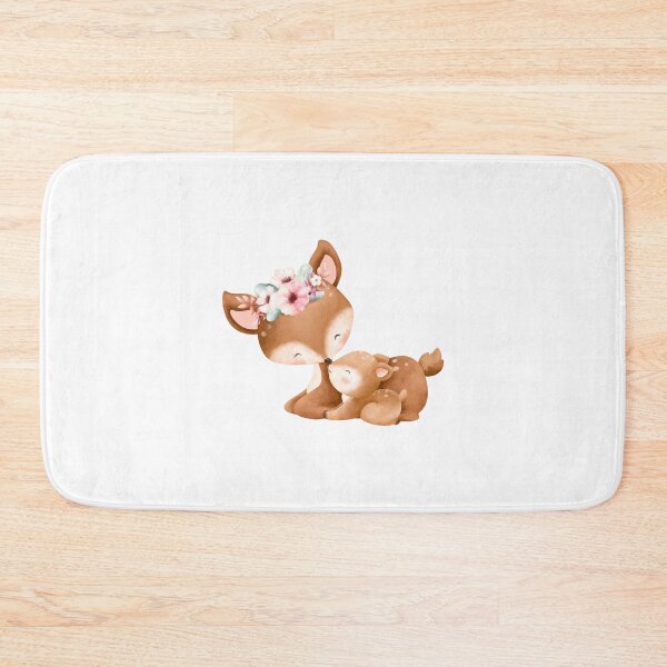 Item preview, Easter Mom and Baby Deer - Adorable Spring Fawn Animal Nature Gift designed and sold by FuzionRaptor.