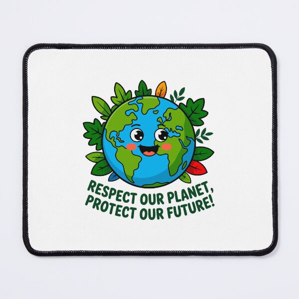 Item preview, Respect Our Planet, Protect Our Future! Environmental Activist Earth Day Conservation designed and sold by artcultreone.