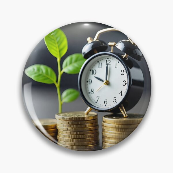 Item preview, Time is Money  designed and sold by AwesomeDigiShop.