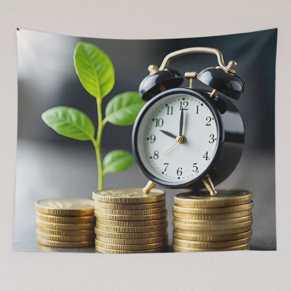 Item preview, Time is Money  designed and sold by AwesomeDigiShop.