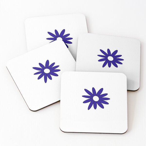 Item preview, College Colors Daisy with Blue Petals with White Center designed and sold by depressedmedstu.