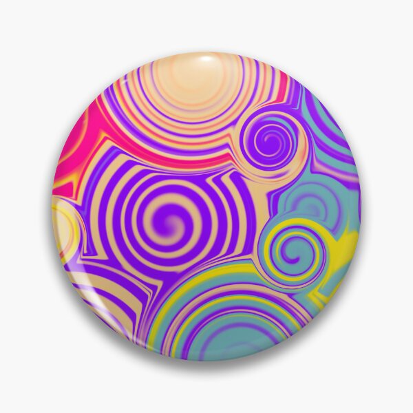 Artikelvorschau, Hypnotic Spiral Color Punch V2 entworfen und verkauft von Feral Lines Studio .