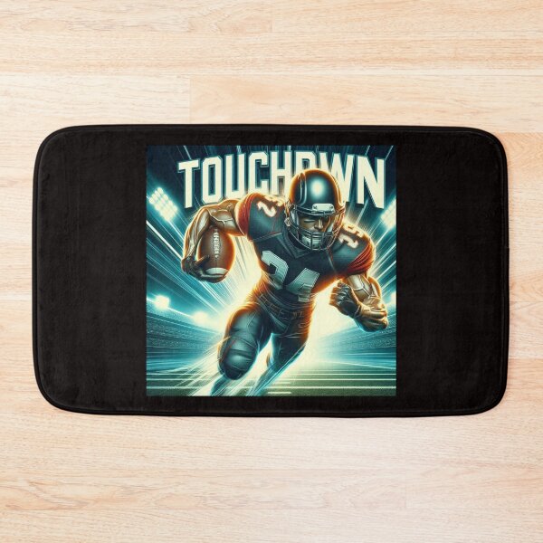 Item preview, Touchdown Sprint – Powerful 3D Football Action Label  designed and sold by PaintMeWorld.