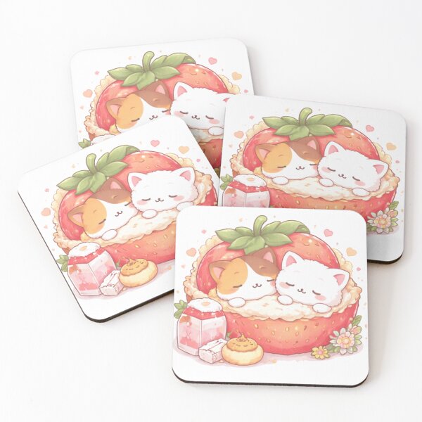 Artikelvorschau, Mochi & Lumi – Kawaii Entspannungskatzen entworfen und verkauft von Mochi Studio.