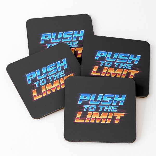 Item preview, Push to the Limit • High‑Energy Motivational Quote • Neon Speed Graphic designed and sold by Bright Nest Studio.