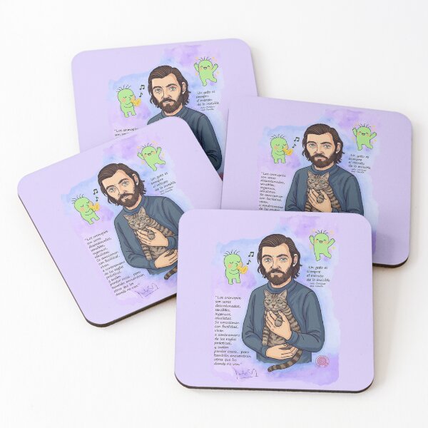 Item preview, Cortázar, his cronopios and Flanelle designed and sold by DianaAlunaImage.