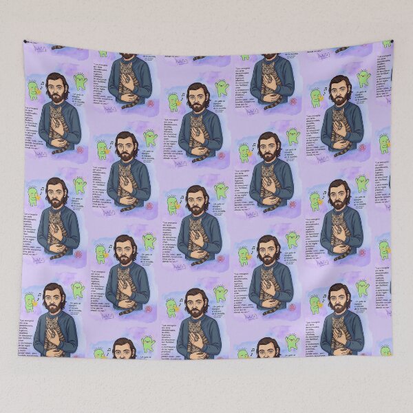 Item preview, Cortázar, his cronopios and Flanelle designed and sold by DianaAlunaImage.