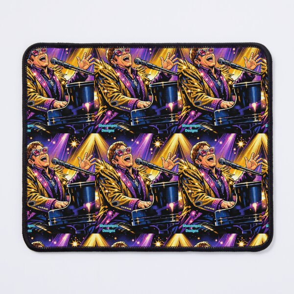 Item preview, Elton John Comic HQ Neon Piano Stage Legend designed and sold by SHOCAMPOS DESIGNS .