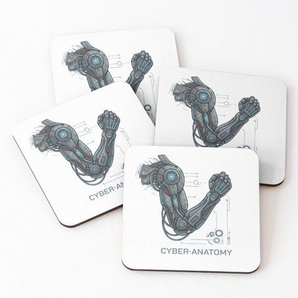 Item preview, Futuristic Cyber Anatomy Mechanical Arm Diagram designed and sold by ARYAM..