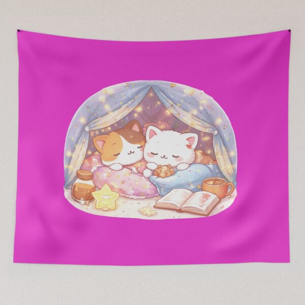 Item preview, Mochi & Lumi – Soft Cozy Cuddle Cats designed and sold by Mochi Studio.