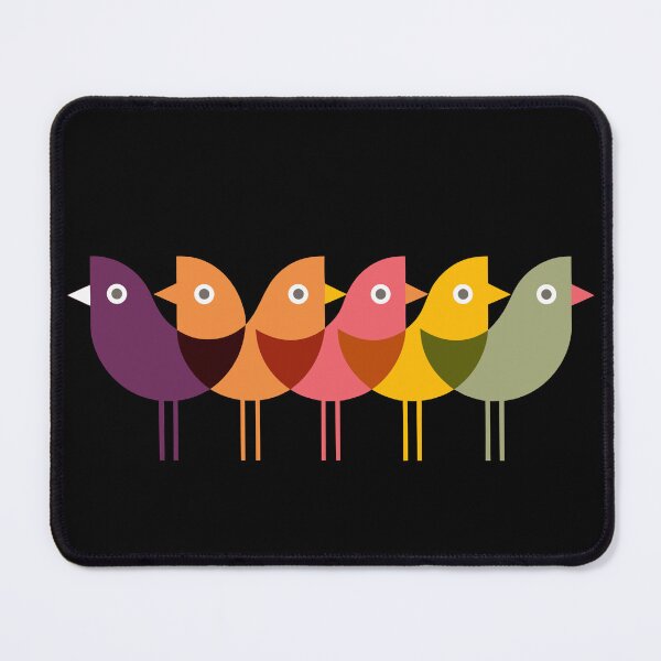 Item preview, Bird Print Art Deco 60s Style Minimal Hippy Retro Cool designed and sold by FreeArt2.