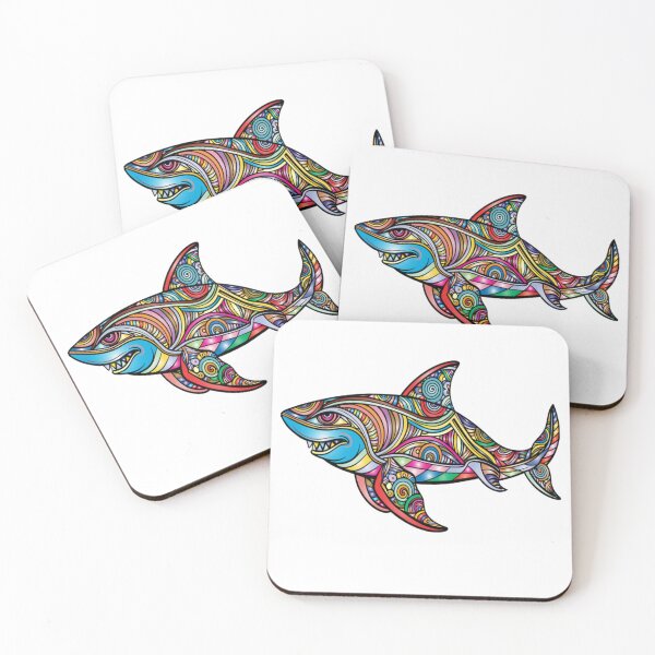 Item preview, Shark with attitude designed and sold by oceantospace.