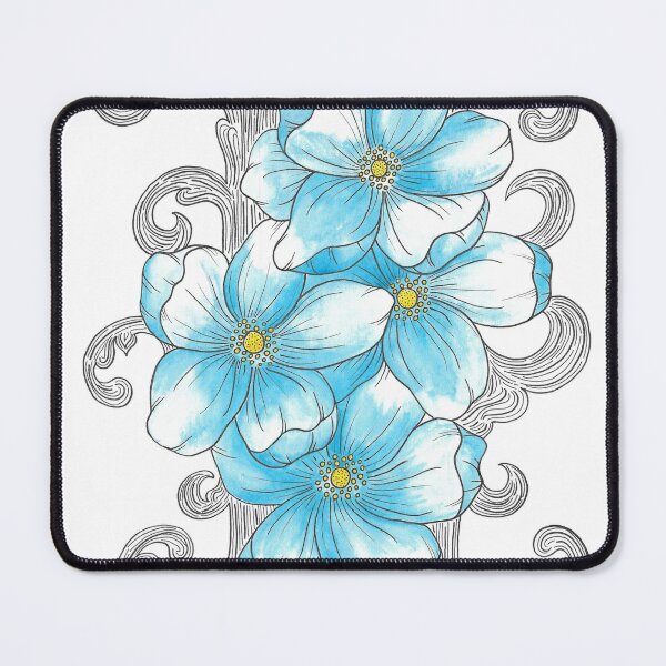 Item preview, Fanciful Floral Watercolor Design designed and sold by Tiffany Fabelo Studio.