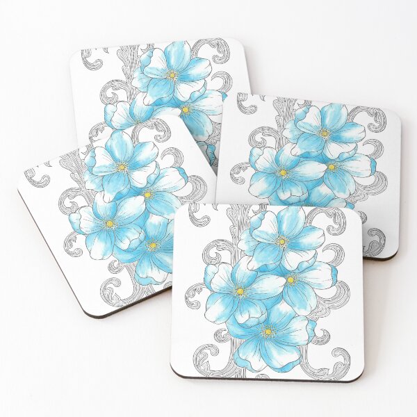 Item preview, Fanciful Floral Watercolor Design designed and sold by Tiffany Fabelo Studio.
