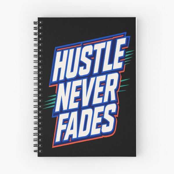 Item preview, Hustle Never Fades • Bold Motivational Quote • Dynamic Energy Typography designed and sold by Bright Nest Studio.