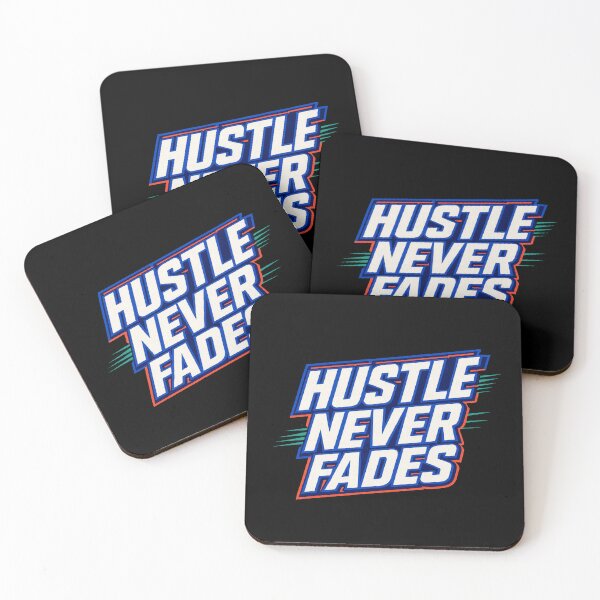Item preview, Hustle Never Fades • Bold Motivational Quote • Dynamic Energy Typography designed and sold by Bright Nest Studio.