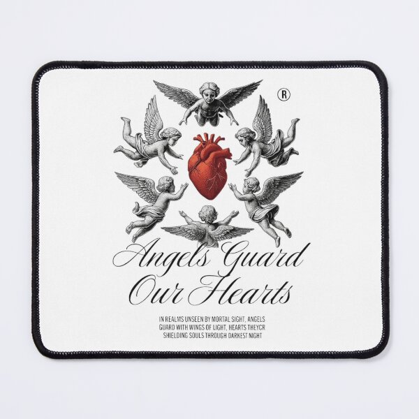 Item preview, angels guard out hearts designed and sold by Retrovita.
