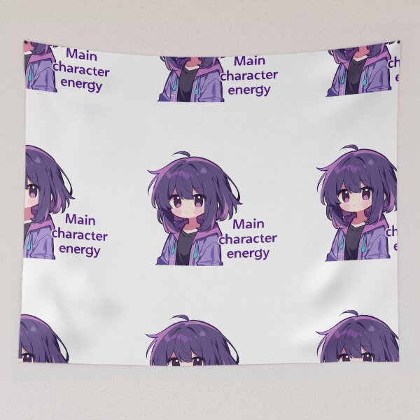 Item preview, Main character energy  designed and sold by MendaciousMina.