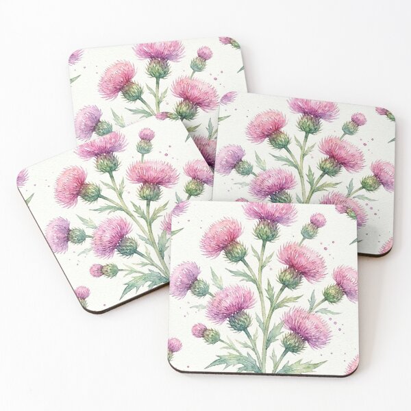 Item preview, Wild Pink Thistles designed and sold by TinCatOutPost.