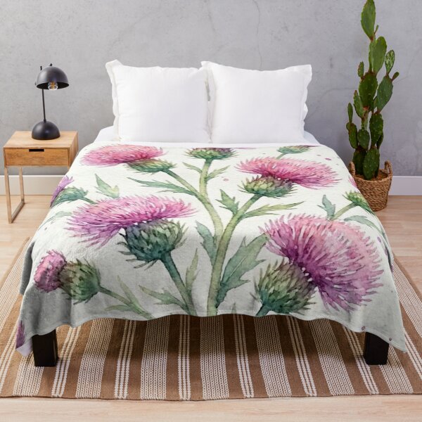 Item preview, Wild Pink Thistles designed and sold by TinCatOutPost.