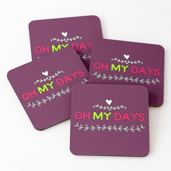 Item preview, Oh My Days Funny Expression Viral Phrase Humor English Reaction Design designed and sold by AstronautMerch.