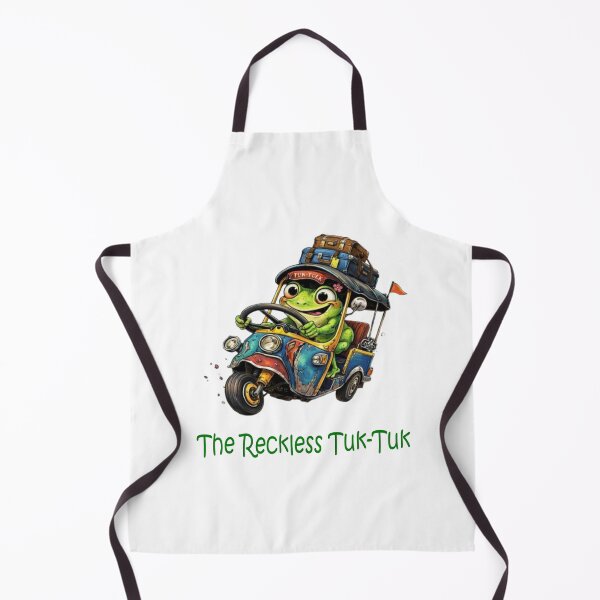 Item preview, The Chaotic Frog on the Reckless Tuk-Tuk designed and sold by Dinaelsherkawy.
