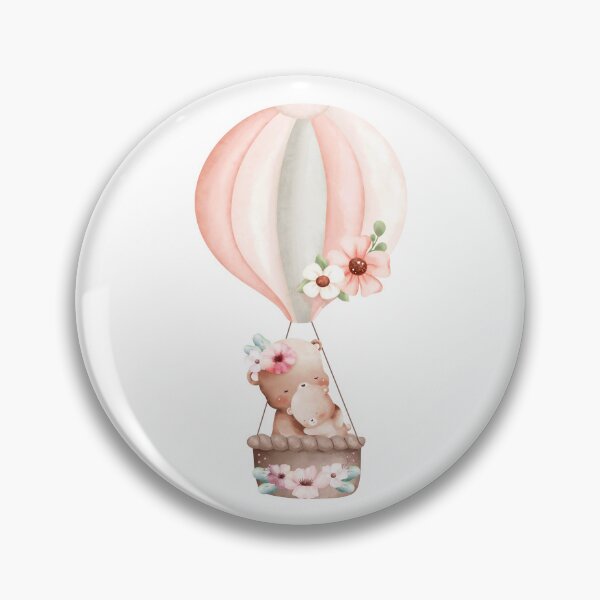 Item preview, Easter Mom and Baby Bear with Balloon - Adorable Spring Animal Gift designed and sold by FuzionRaptor.