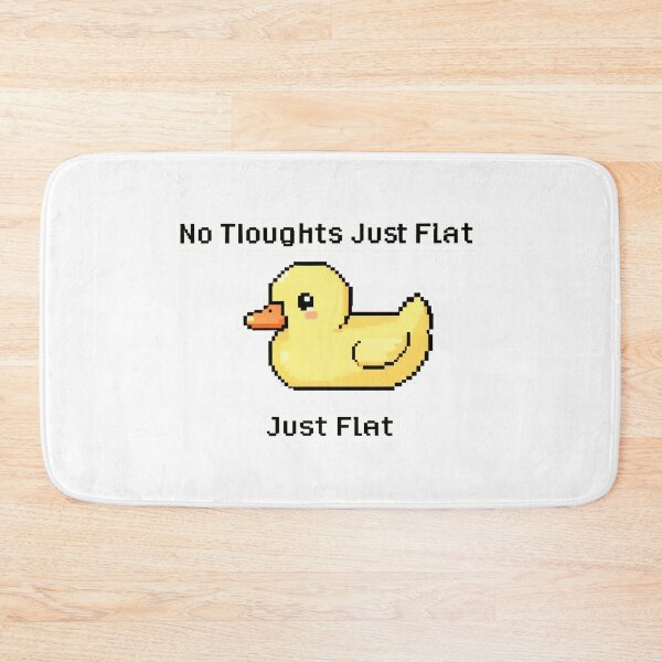 Item preview, Cartoon duck floats on water with text message about simplicity and clarity in thoughts designed and sold by SpaceartLilu.