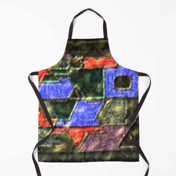 Item preview, modern mosaic flow dark eroded metal colorful geometric abstract design designed and sold by SmashingDeals.