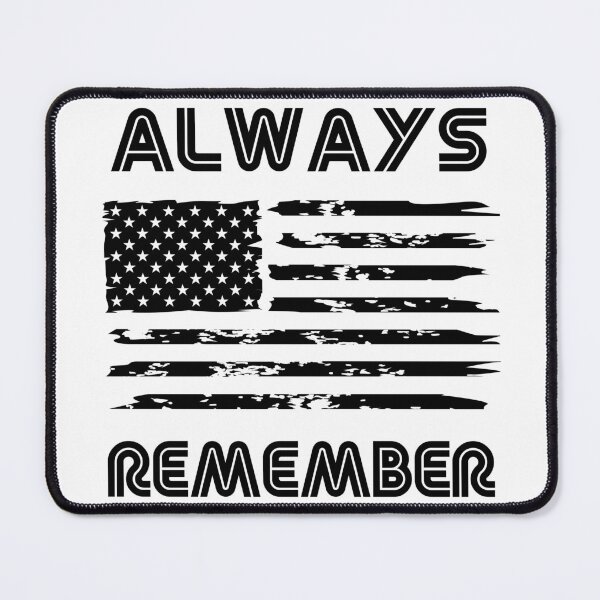 Item preview, Always Remember Memorial Day USA Flag Patriotic Remembrance Design designed and sold by CyfroweMysli.