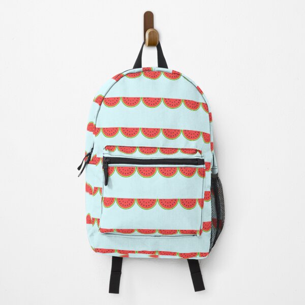 Item preview, Light Azure Cute Watermelon Slice Seamless Pattern Design designed and sold by NadDot.
