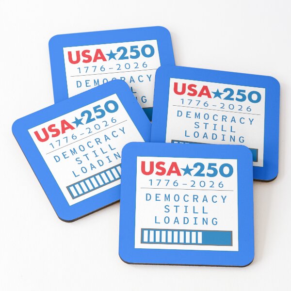 Item preview, USA 250 Democracy Still Loading Progress Bar designed and sold by ZeroDaysSince.