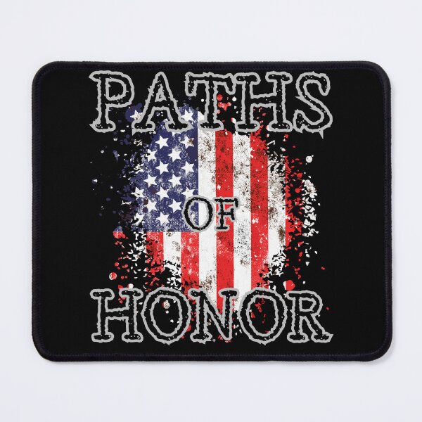 Item preview, Paths Of Honor Memorial Day USA Flag Patriotic Tribute Design designed and sold by CyfroweMysli.