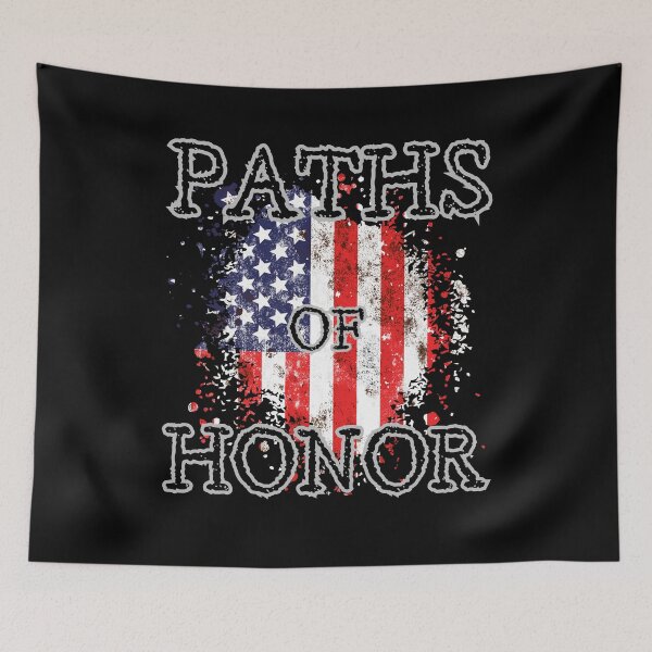 Item preview, Paths Of Honor Memorial Day USA Flag Patriotic Tribute Design designed and sold by CyfroweMysli.