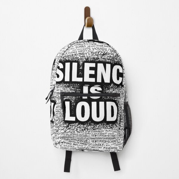 Item preview, Silence Is Loud - Aesthetic Mental Chaos Typography designed and sold by ELG-Design.