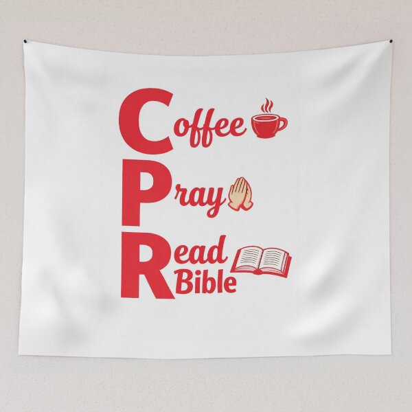 Item preview, CPR - Spiritual Routine for Daily Survival - Red Color designed and sold by WinnifredH.