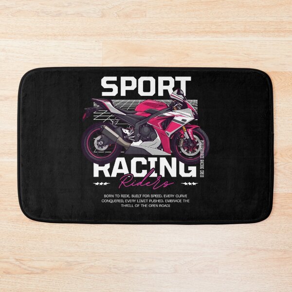 Item preview, Pink Sport Racing Motorcycle Art designed and sold by TorqueTheoryLab.