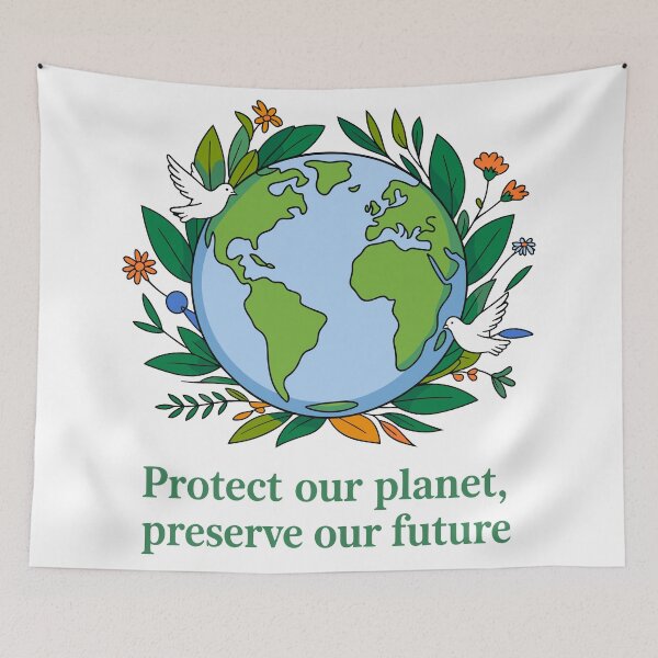 Item preview, Protect Our Planet, Preserve Our Future Environmentalist Earth Day Sustainability designed and sold by artcultreone.