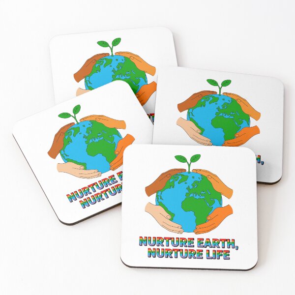 Item preview, Nurture Earth, Nurture Life Environmentalist Conservation Sustainability Advocate designed and sold by artcultreone.