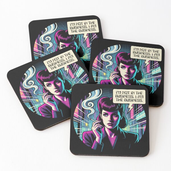 Item preview, Neon Noir Replicant: I Am The Business Pop Art designed and sold by THELOREAN.
