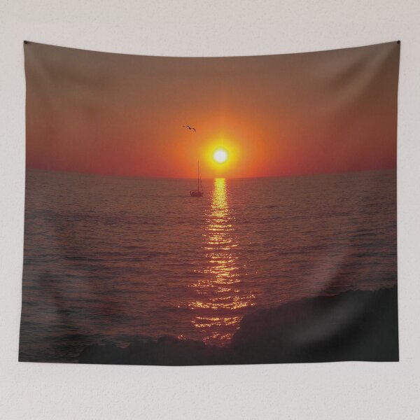 Item preview, Sunset from coast of Rovinj, Croatia designed and sold by CheekyChameleon.