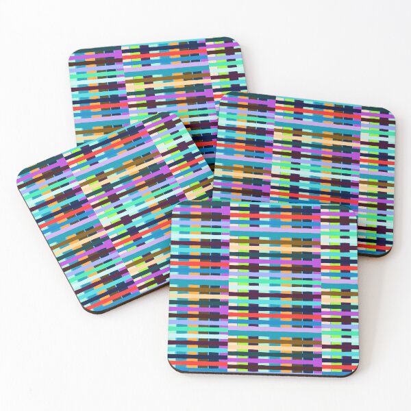 Aperçu de l'œuvre Motif géométrique en zigzag multicolore vibrant créée et vendue par fleur-atelier.