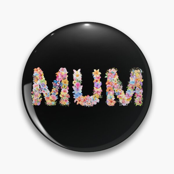 Item preview, Mum Flowers Text designed and sold by Imemewell.