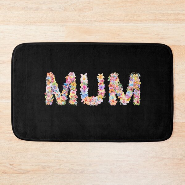 Item preview, Mum Flowers Text designed and sold by Imemewell.