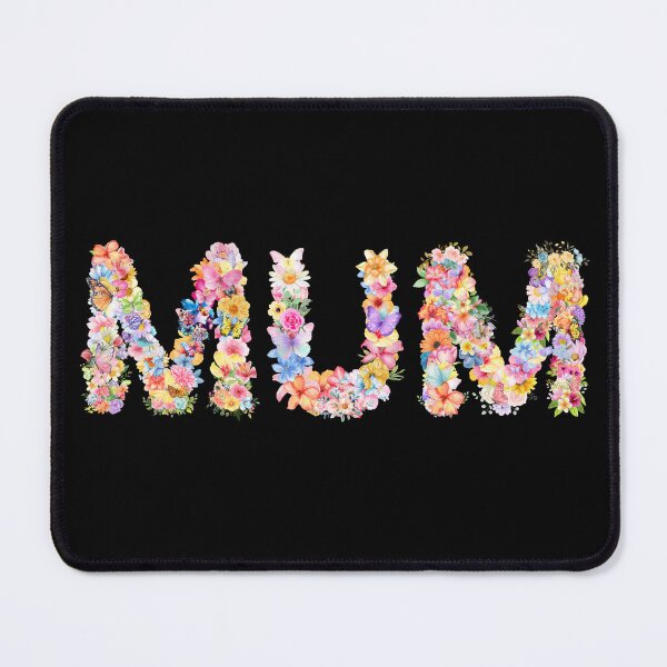 Item preview, Mum Flowers Text designed and sold by Imemewell.